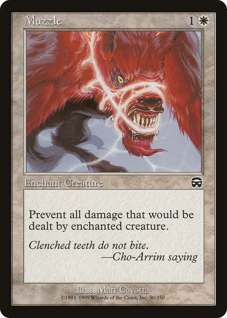 Muselière — Mercadian Masques — Magic: The Gathering
