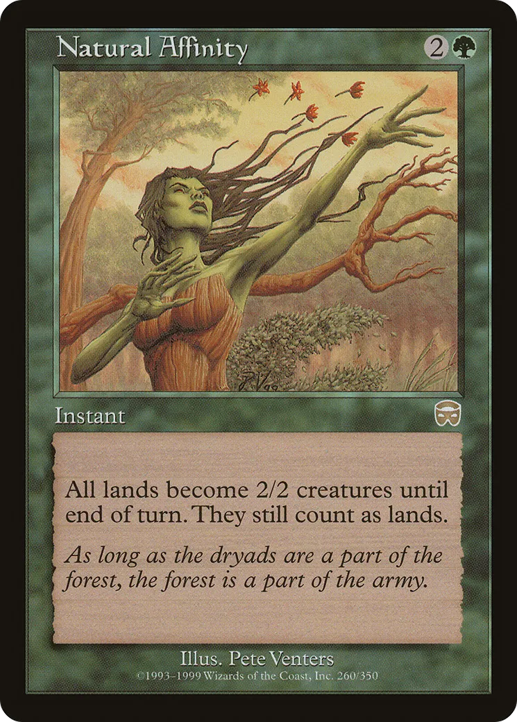 Natural Affinity — Mercadian Masques — Magic: The Gathering