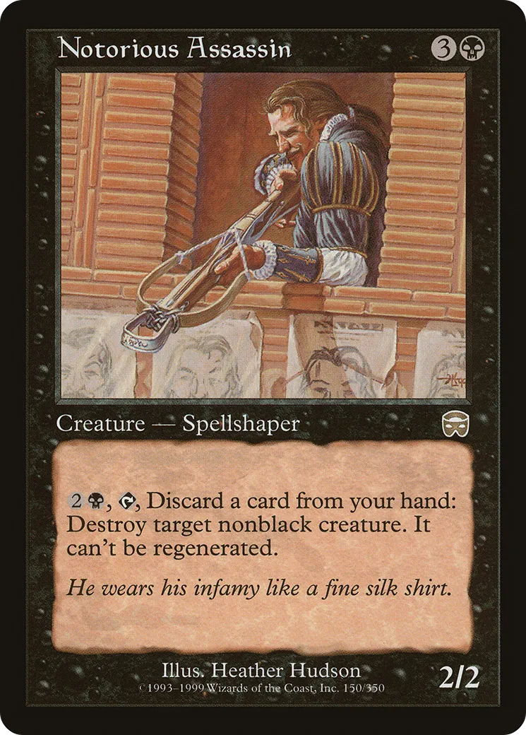 Assassin renommé — Mercadian Masques — Magic: The Gathering