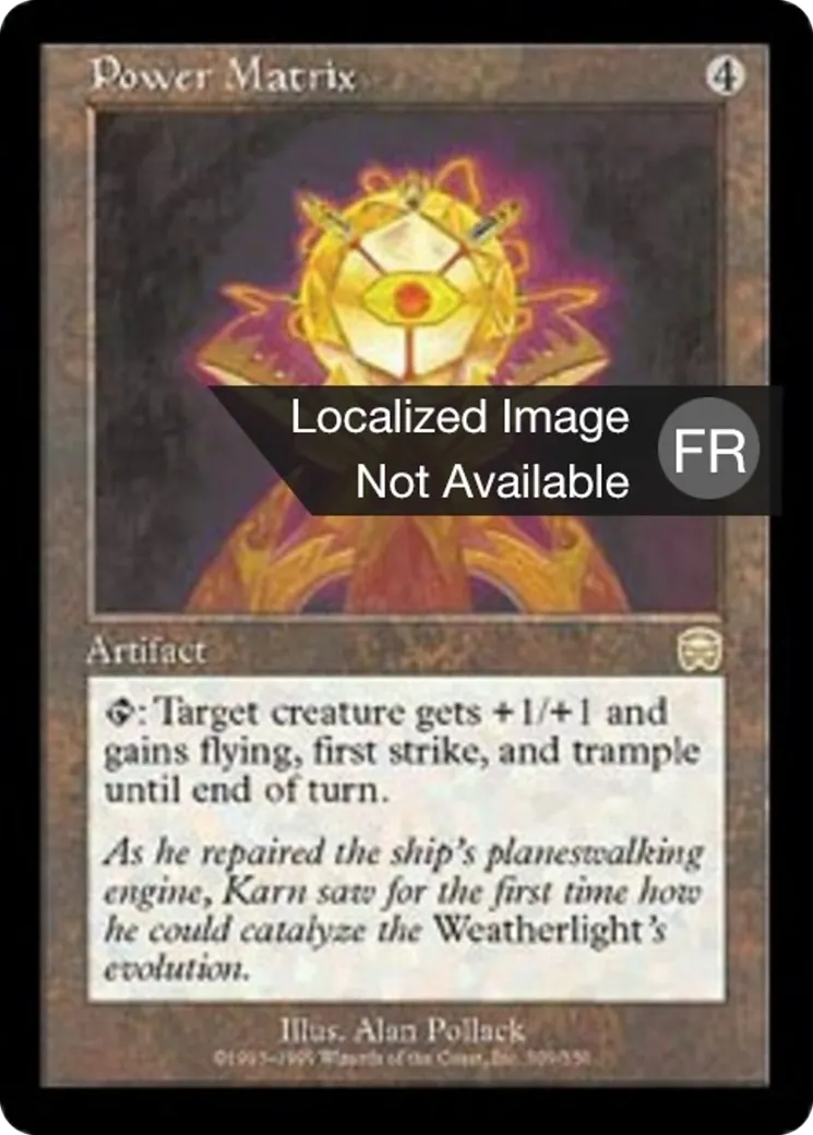 Matrice de puissance — Mercadian Masques — Magic: The Gathering