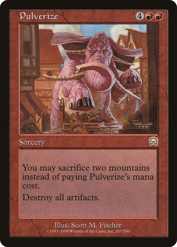 Pulverize from Mercadian Masques - Magic: The Gathering