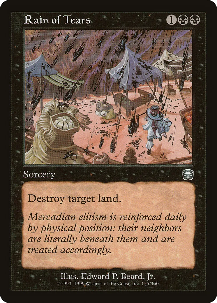 Rain of Tears — Mercadian Masques — Magic: The Gathering
