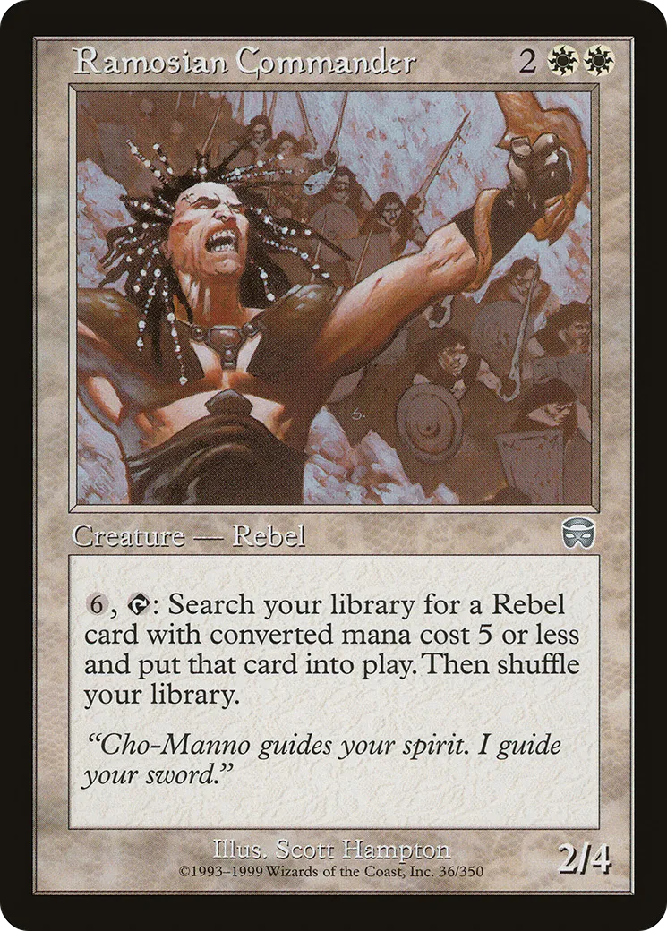 Ramosian Commander — Mercadian Masques — Magic: The Gathering