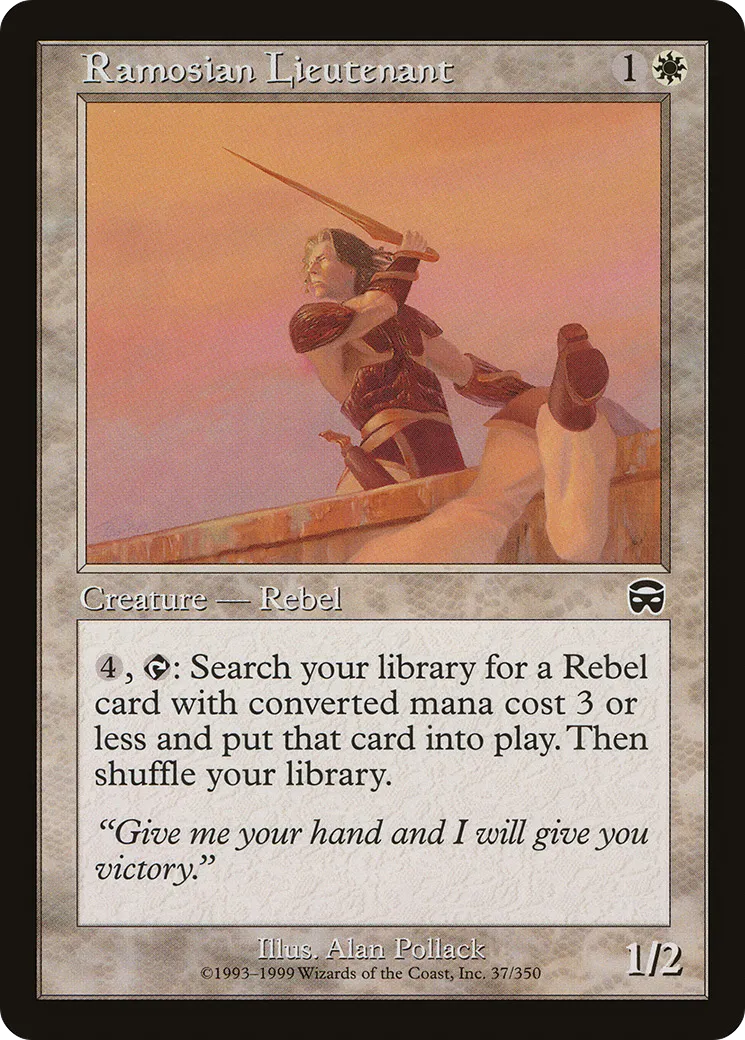 Ramosian Lieutenant — Mercadian Masques — Magic: The Gathering