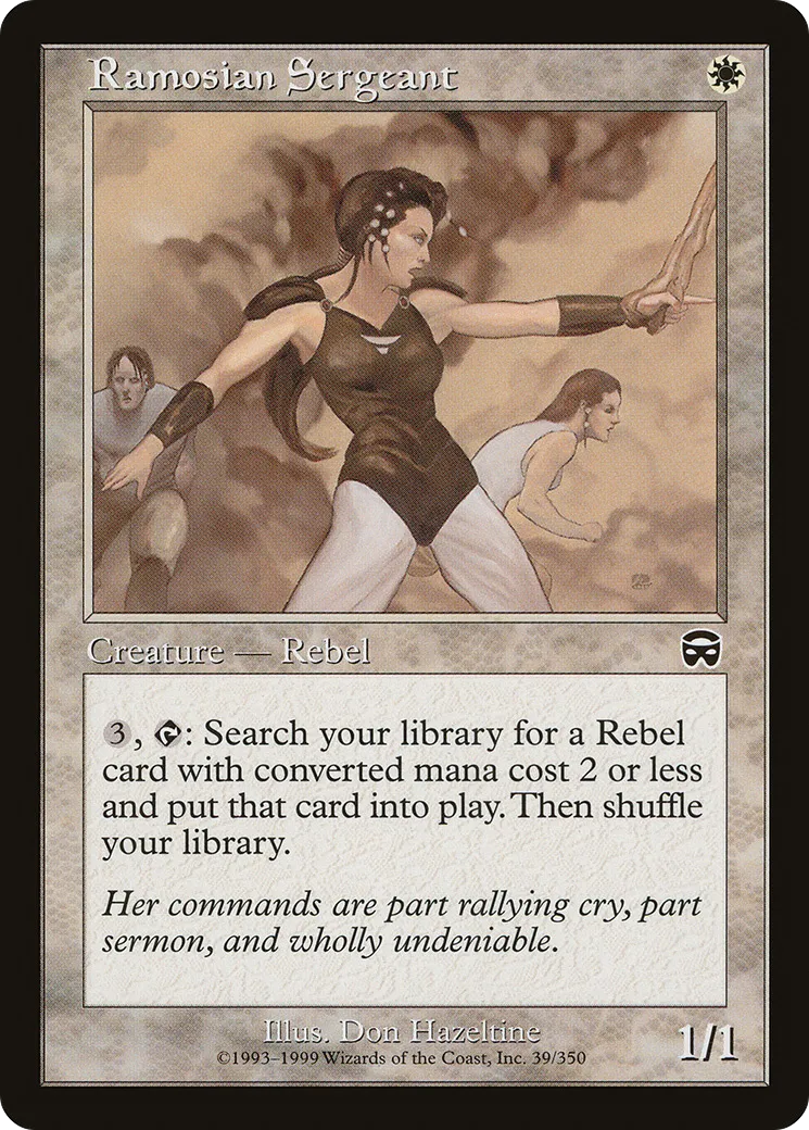 Ramosian Sergeant — Mercadian Masques — Magic: The Gathering