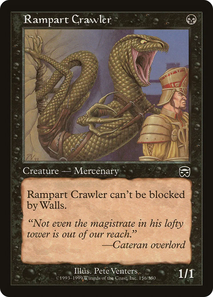 Rampart Crawler — Mercadian Masques — Magic: The Gathering