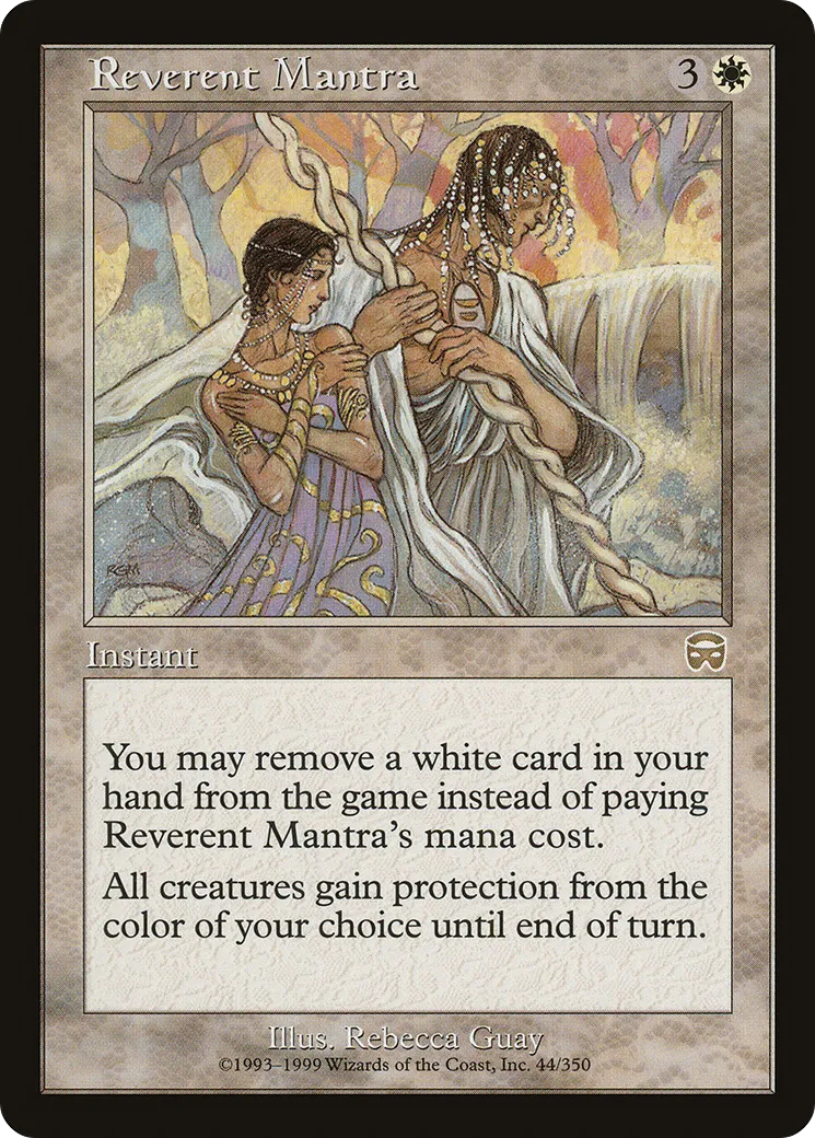 Mantra de respect — Mercadian Masques — Magic: The Gathering