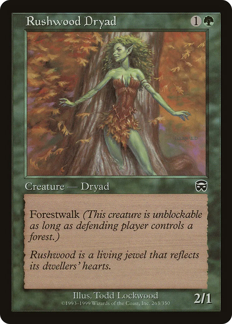 Rushwood Dryad — Mercadian Masques — Magic: The Gathering