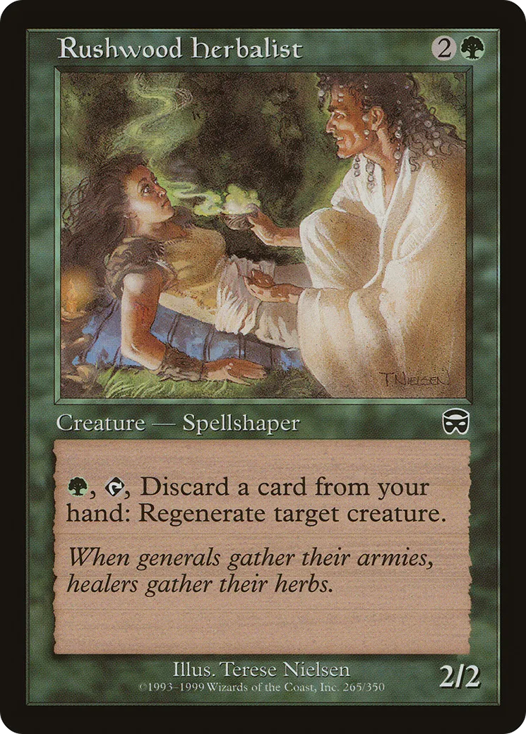Rushwood Herbalist — Mercadian Masques — Magic: The Gathering