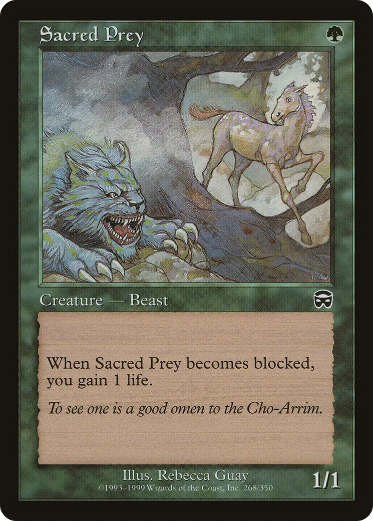 Sacred Prey — Mercadian Masques — Magic: The Gathering
