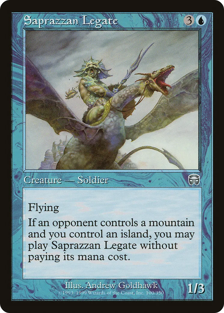 Légât de Saprazzo — Mercadian Masques — Magic: The Gathering
