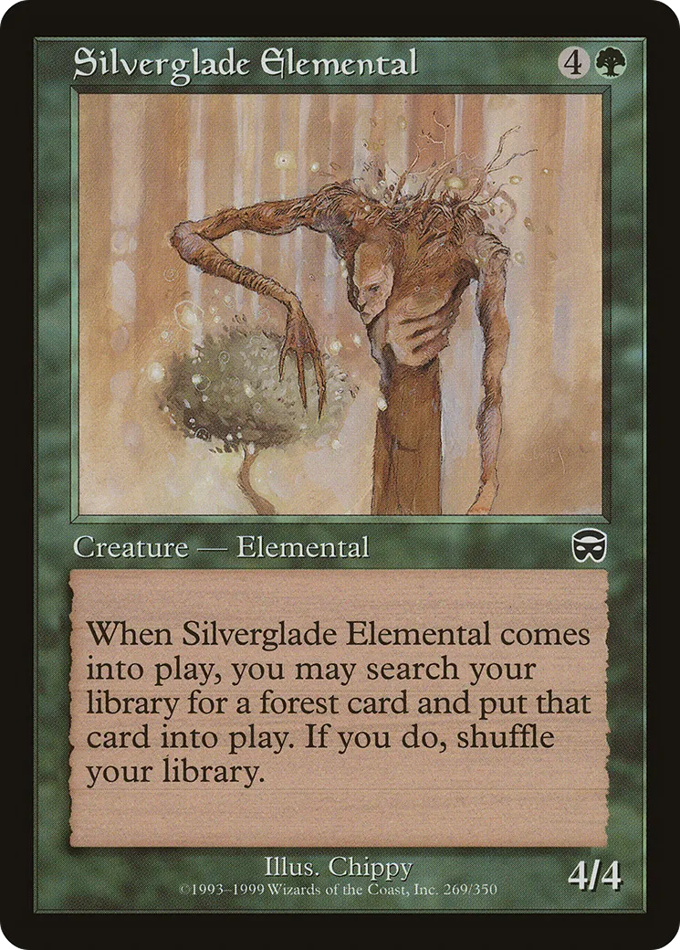 Elémental de la Clairière d'argent — Mercadian Masques — Magic: The Gathering
