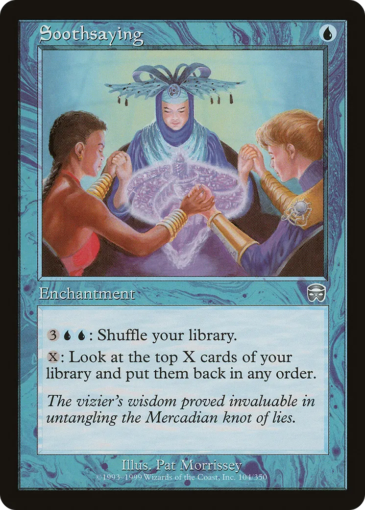 Soothsaying from Mercadian Masques - Magic: The Gathering