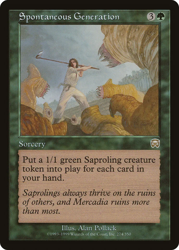 Spontaneous Generation — Mercadian Masques — Magic: The Gathering