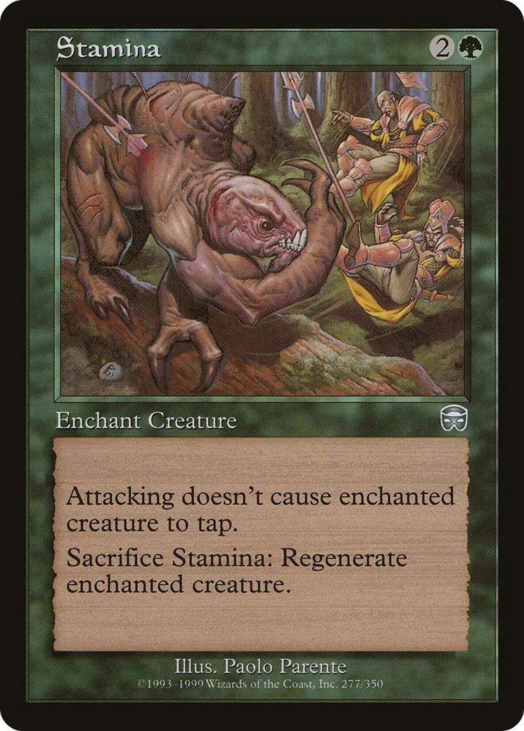 Stamina — Mercadian Masques — Magic: The Gathering