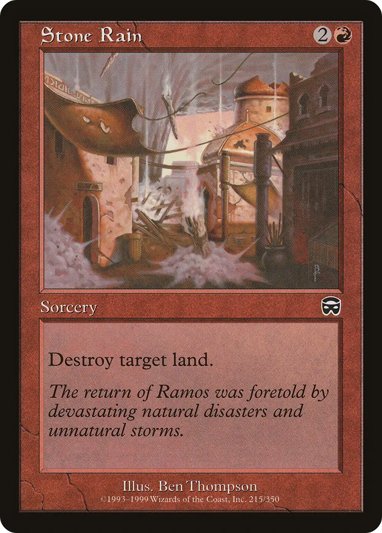 Pluie de pierres — Mercadian Masques — Magic: The Gathering