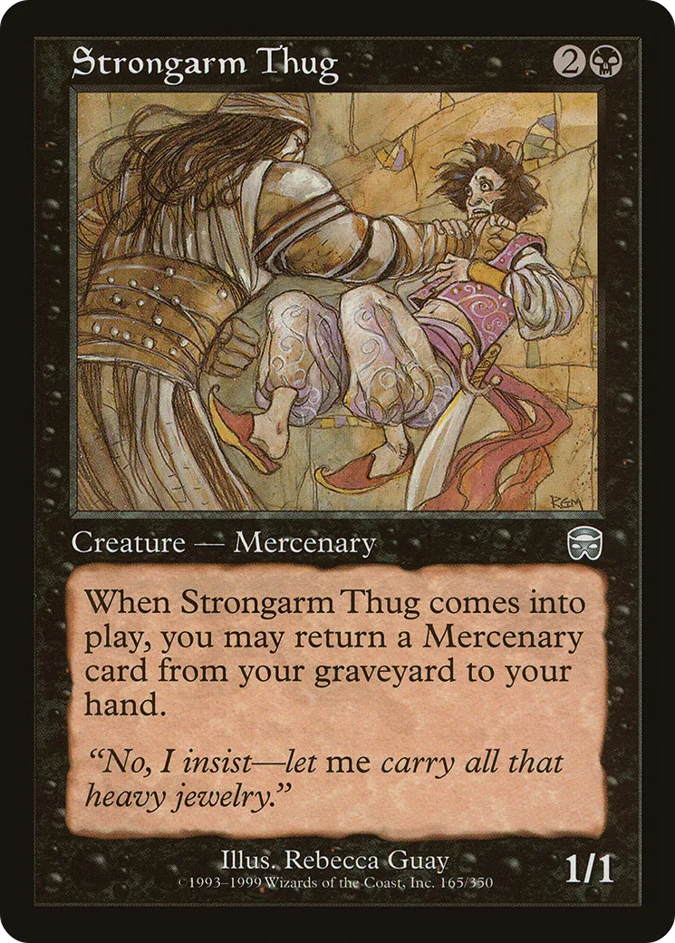 Strongarm Thug — Mercadian Masques — Magic: The Gathering