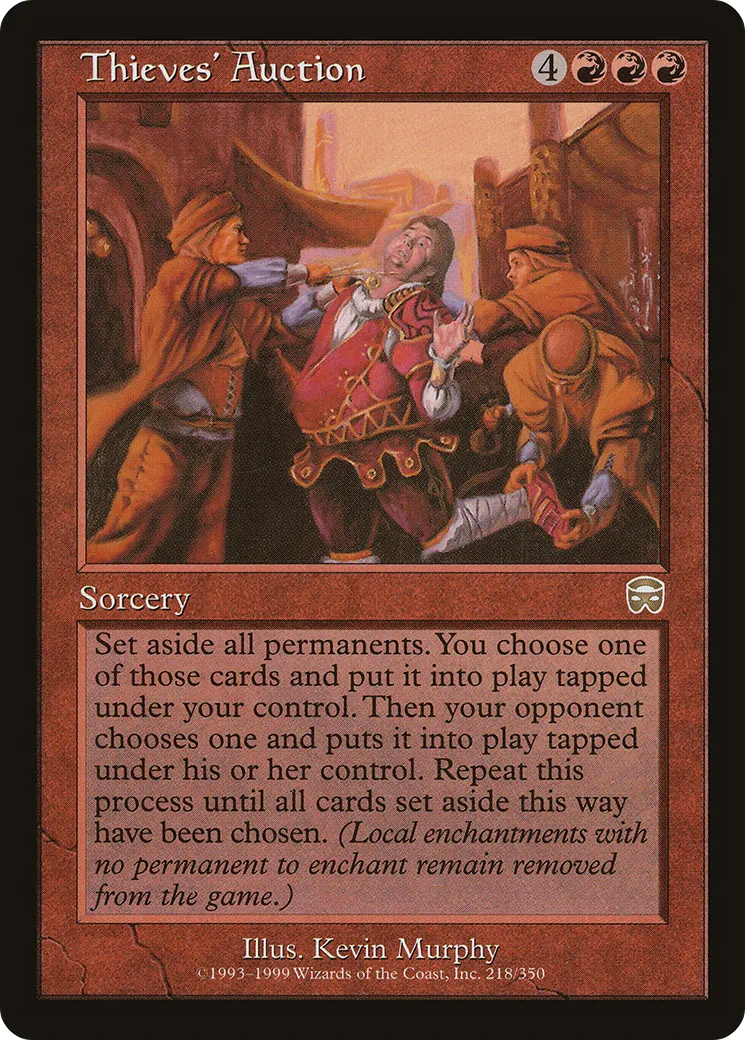 Enchères de voleurs — Mercadian Masques — Magic: The Gathering