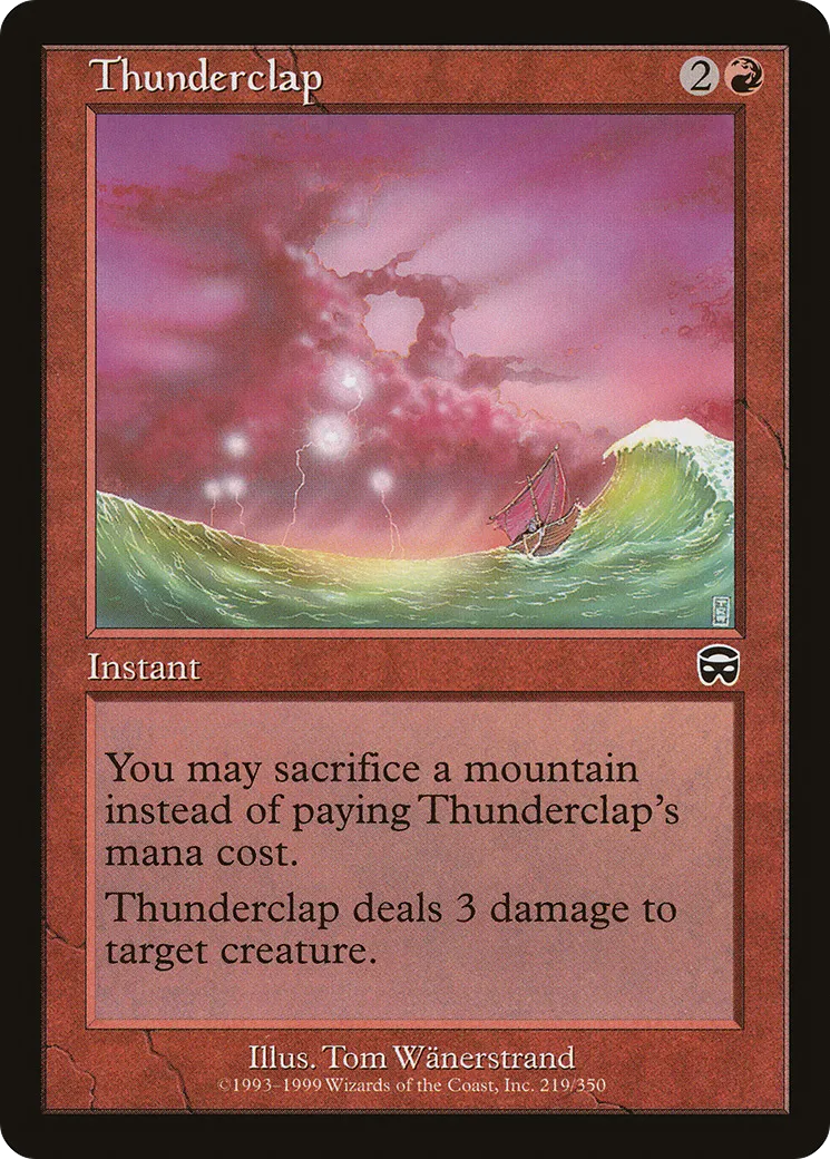 Thunderclap from Mercadian Masques - Magic: The Gathering