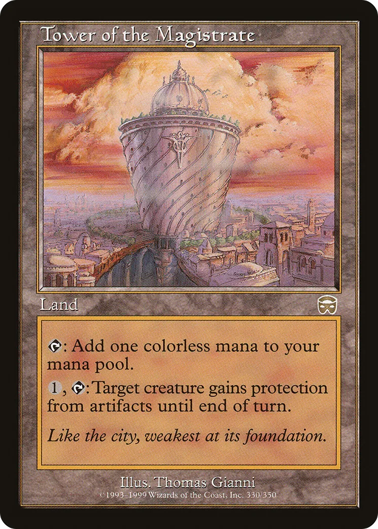 Tower of the Magistrate — Mercadian Masques — Magic: The Gathering