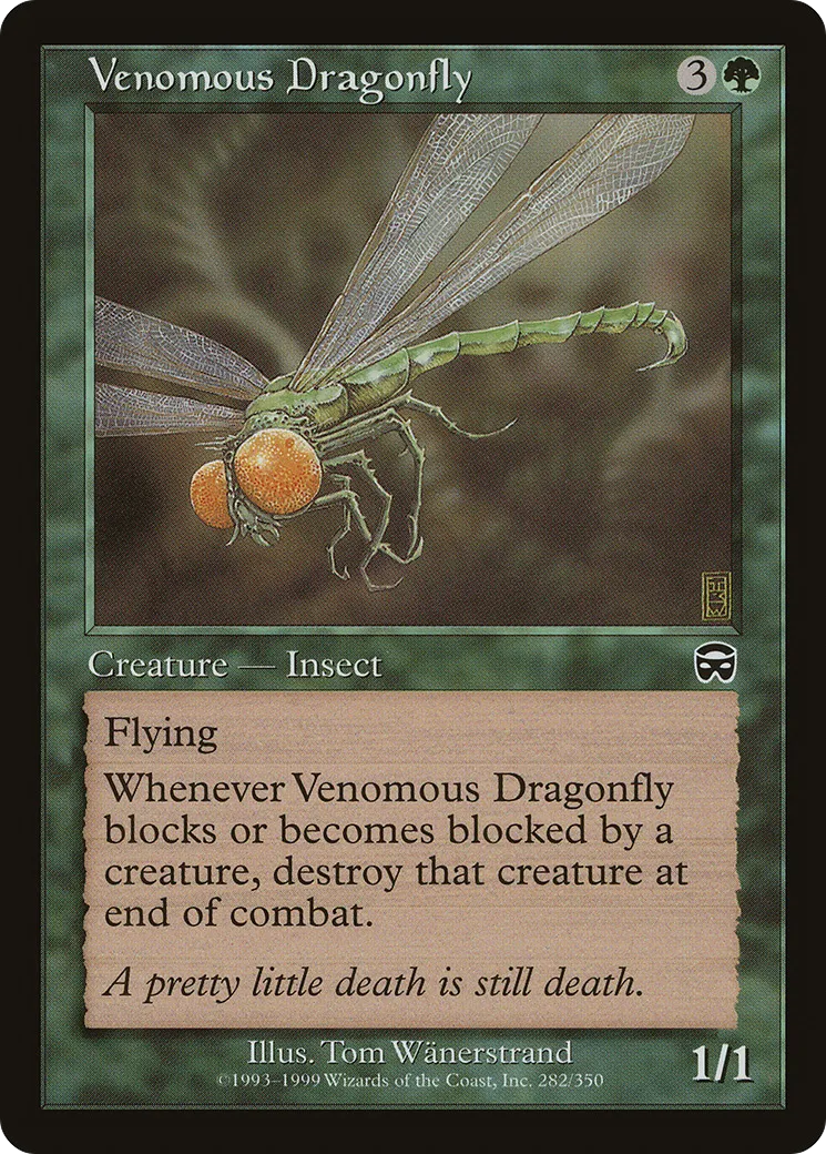 Venomous Dragonfly — Mercadian Masques — Magic: The Gathering