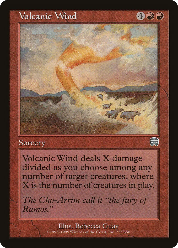 Vent volcanique — Mercadian Masques — Magic: The Gathering