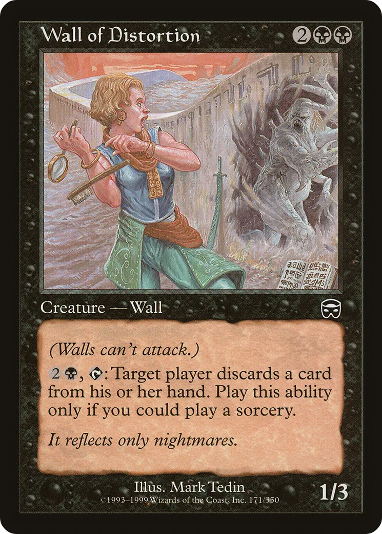 Mur de distorsion — Mercadian Masques — Magic: The Gathering
