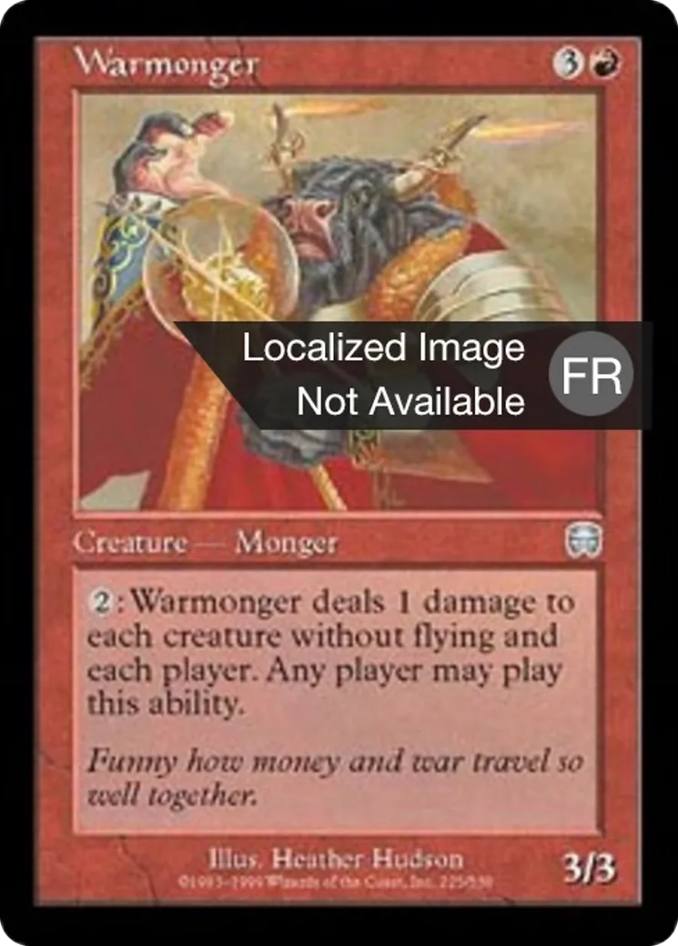 Négociant de guerre — Mercadian Masques — Magic: The Gathering