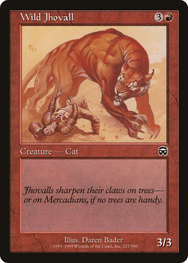 Jhovall sauvage — Mercadian Masques — Magic: The Gathering