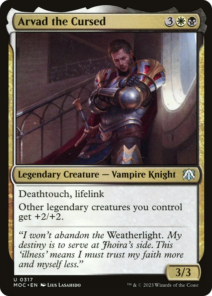Arvad le maudit — March of the Machine Commander — Magic: The Gathering
