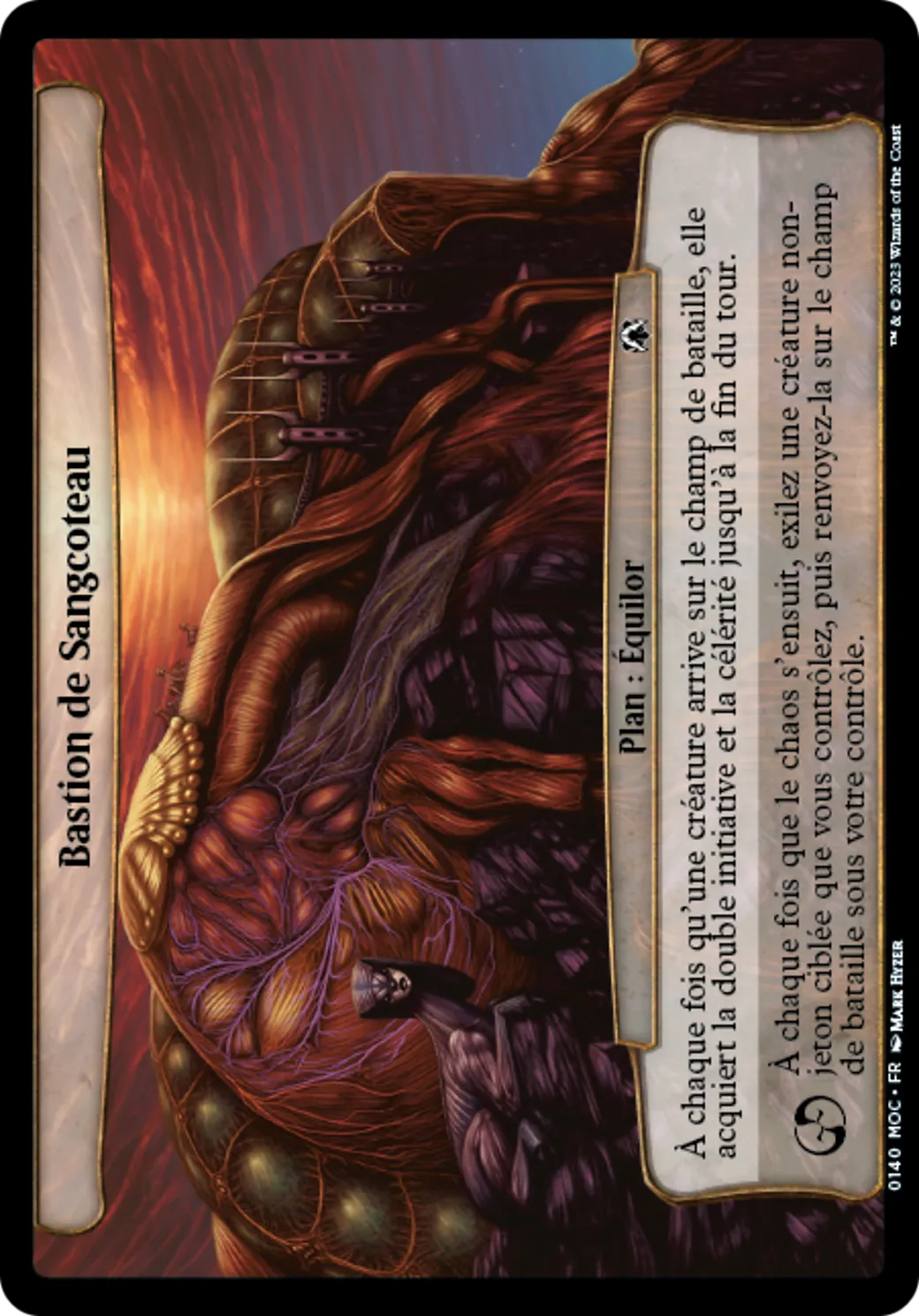 Bastion de Sangcoteau — March of the Machine Commander — Magic: The Gathering