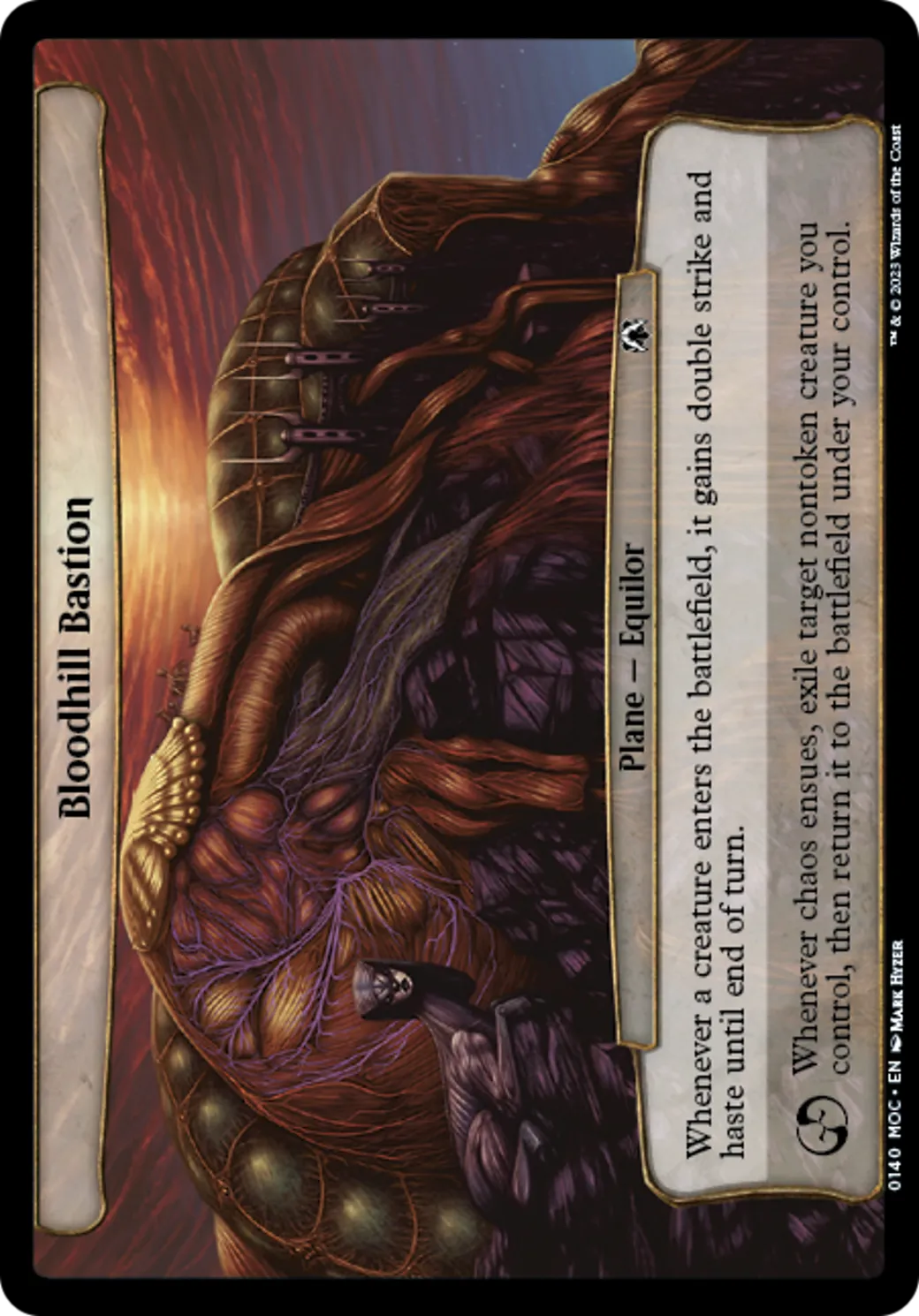 Bastion de Sangcoteau — March of the Machine Commander — Magic: The Gathering
