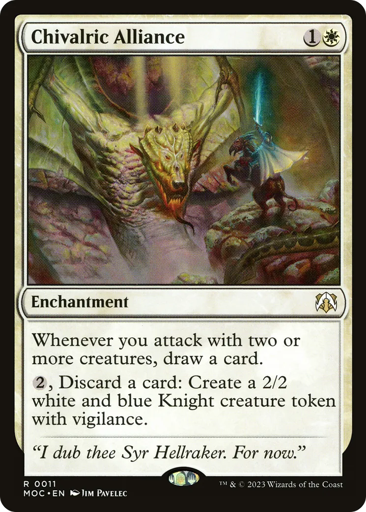 Alliance chevaleresque — March of the Machine Commander — Magic: The Gathering