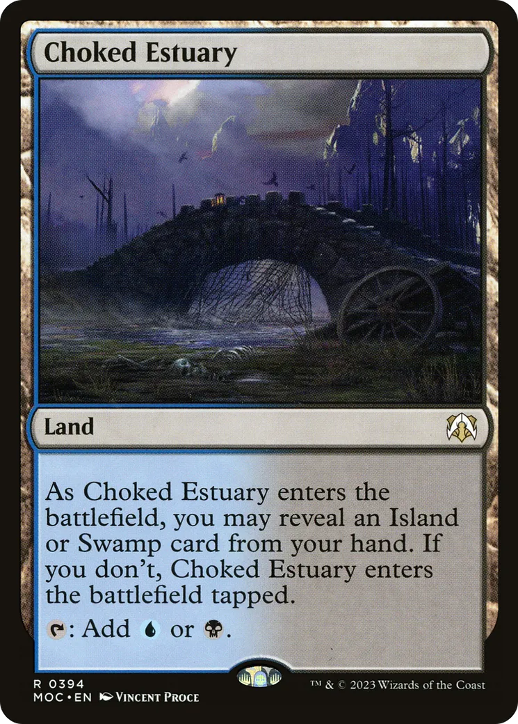 Choked Estuary — March of the Machine Commander — Magic: The Gathering