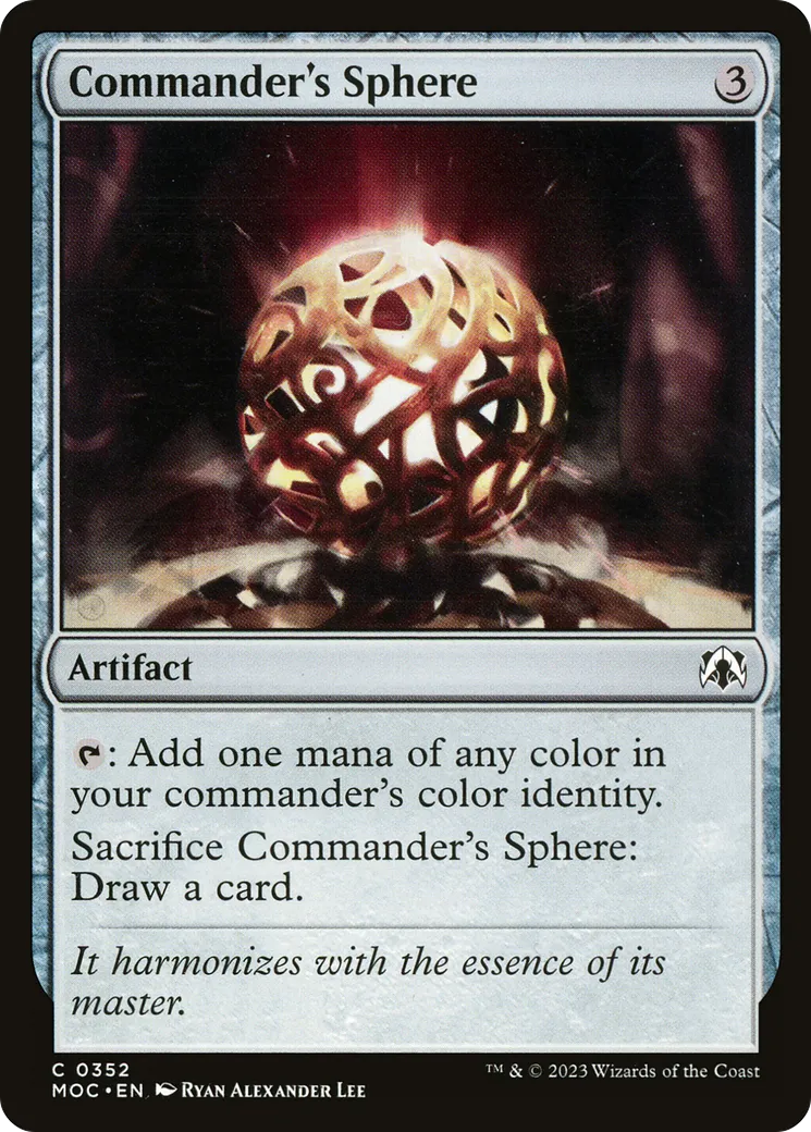 Commander's Sphere — March of the Machine Commander — Magic: The Gathering