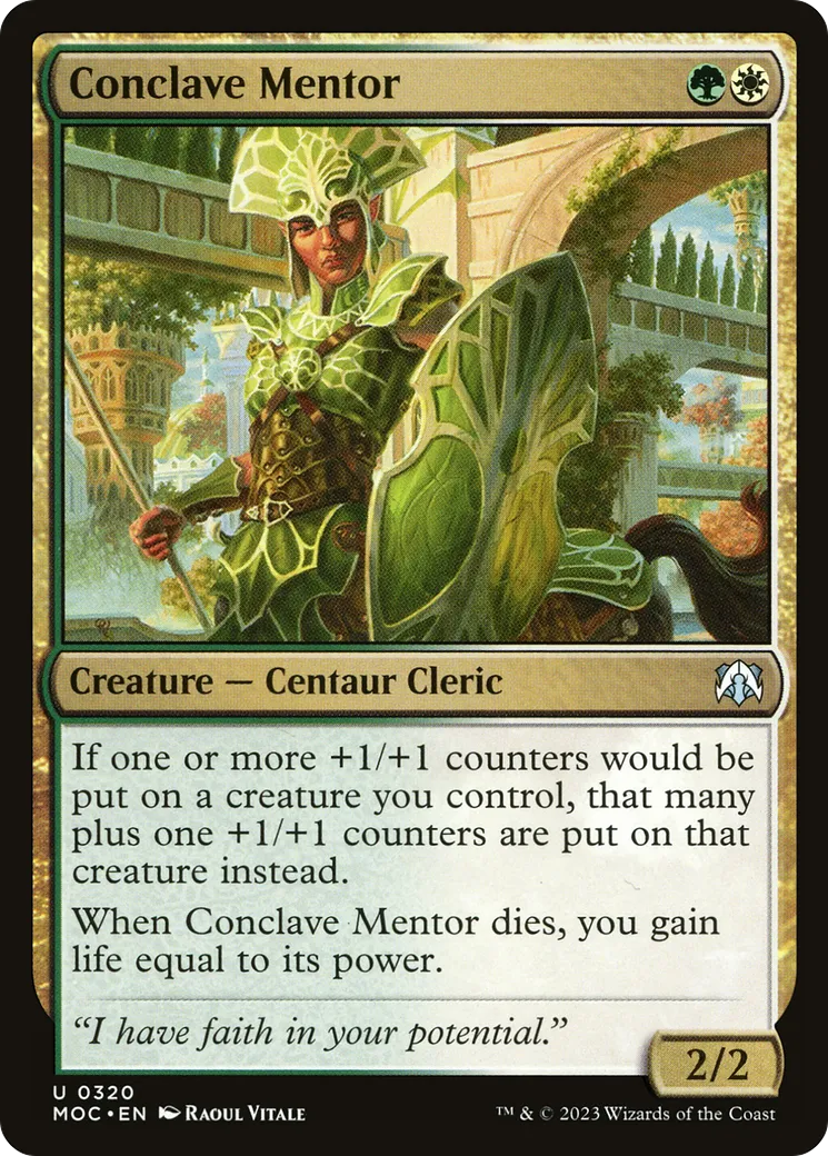 Mentor du Conclave — March of the Machine Commander — Magic: The Gathering