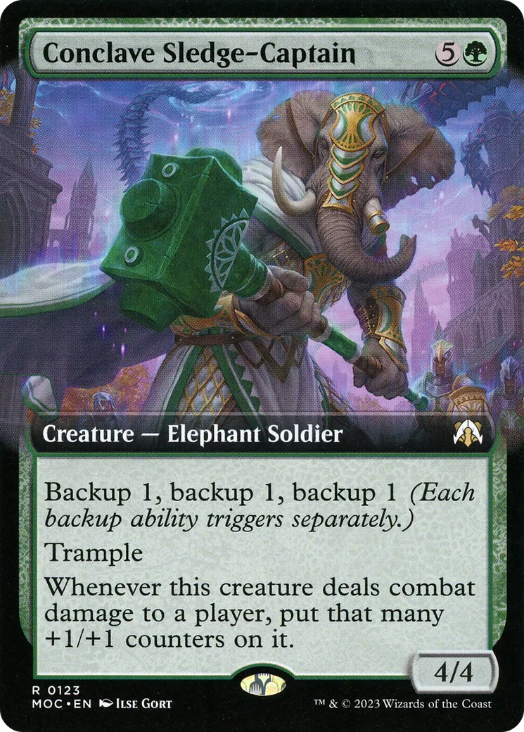 Conclave Sledge-Captain — March of the Machine Commander — Magic: The Gathering