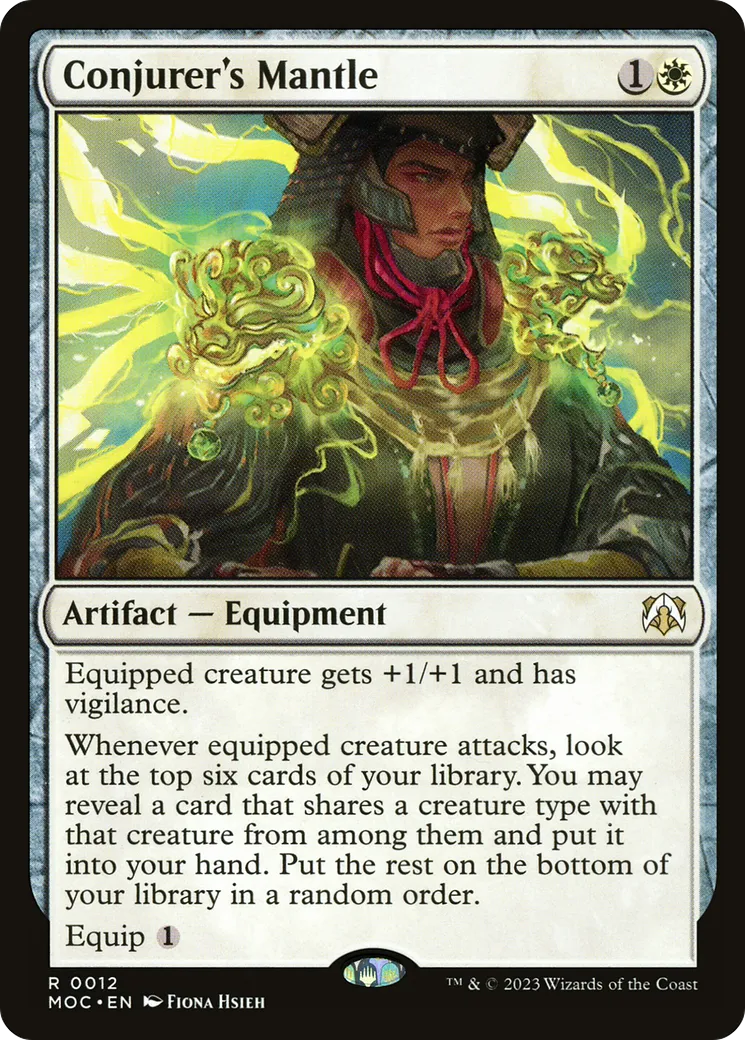 Manteau du conjurateur — March of the Machine Commander — Magic: The Gathering