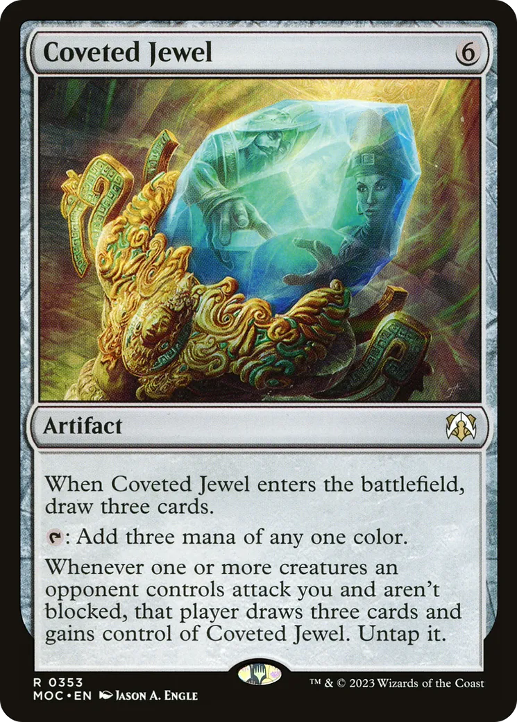Coveted Jewel — March of the Machine Commander — Magic: The Gathering