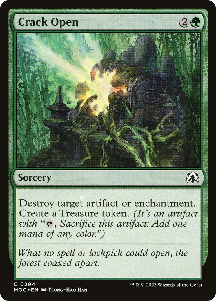 Crack Open — March of the Machine Commander — Magic: The Gathering