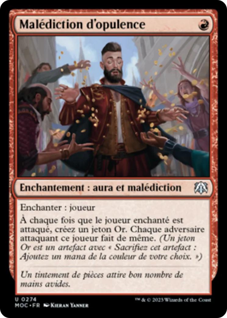 Malédiction d'opulence from March of the Machine Commander - Magic: The Gathering