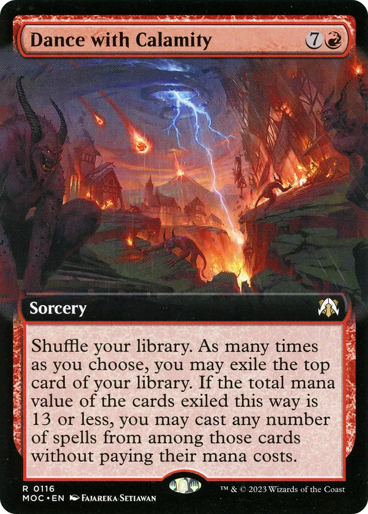Dance with Calamity — March of the Machine Commander — Magic: The Gathering