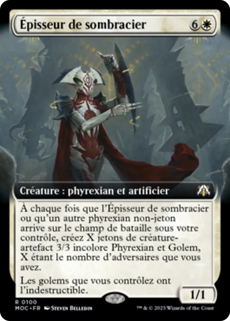Épisseur de sombracier from March of the Machine Commander - Magic: The Gathering