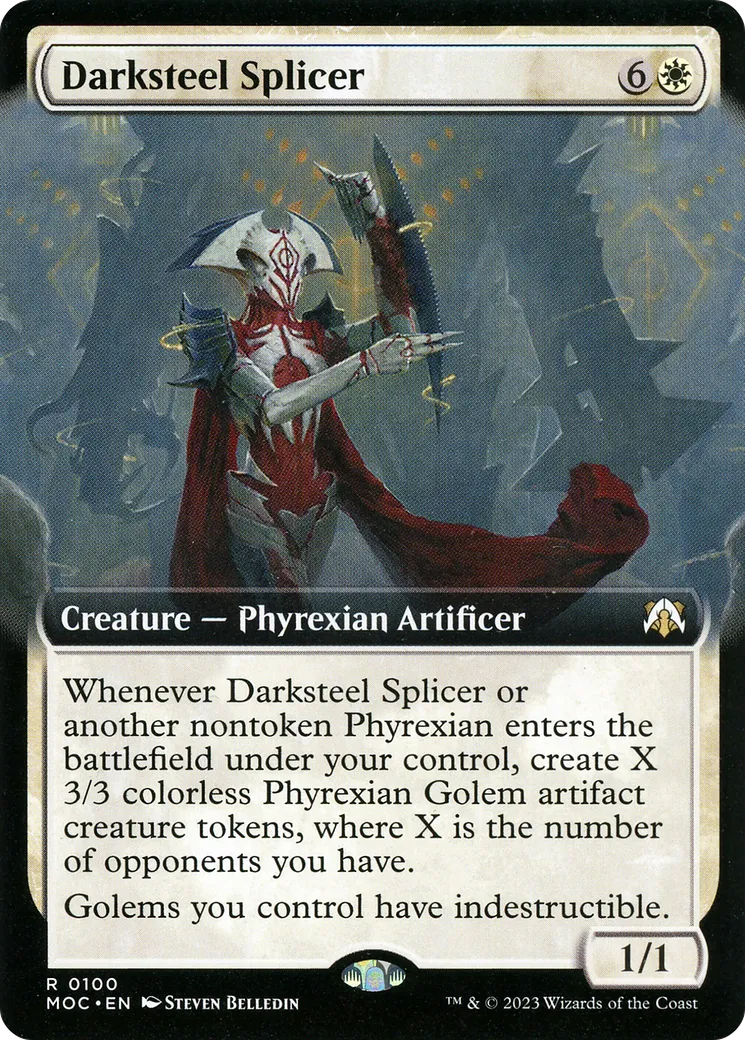 Darksteel Splicer — March of the Machine Commander — Magic: The Gathering