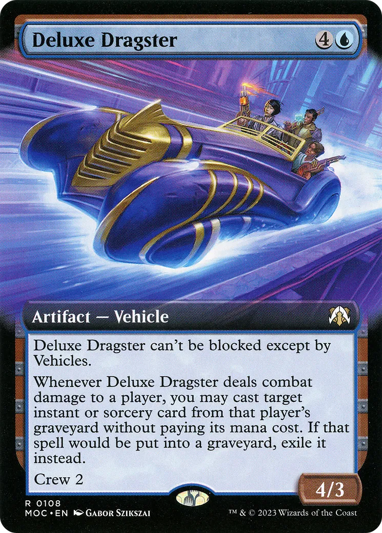Dragster de luxe — March of the Machine Commander — Magic: The Gathering
