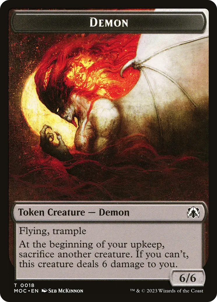 Demon — March of the Machine Commander — Magic: The Gathering