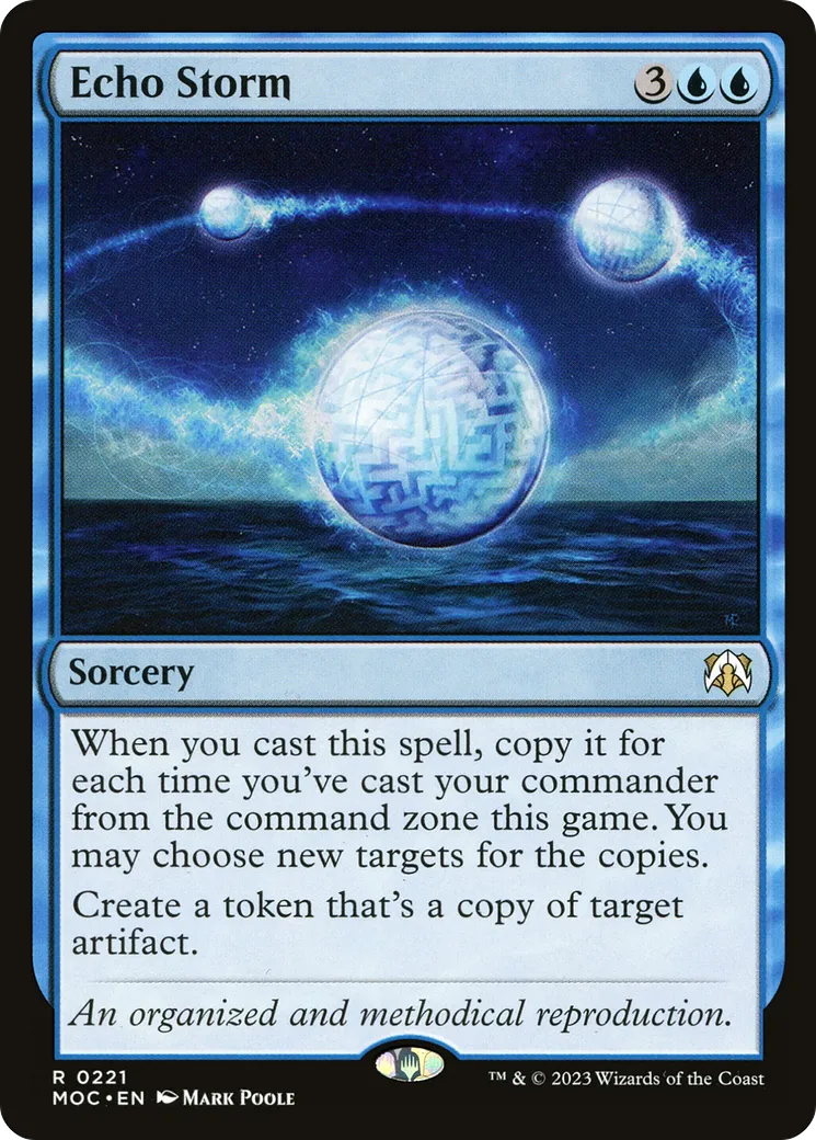 Déluge d'échos — March of the Machine Commander — Magic: The Gathering