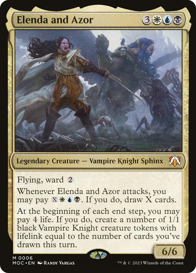 Elenda and Azor — March of the Machine Commander — Magic: The Gathering