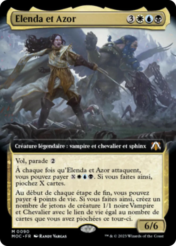Elenda et Azor — March of the Machine Commander — Magic: The Gathering