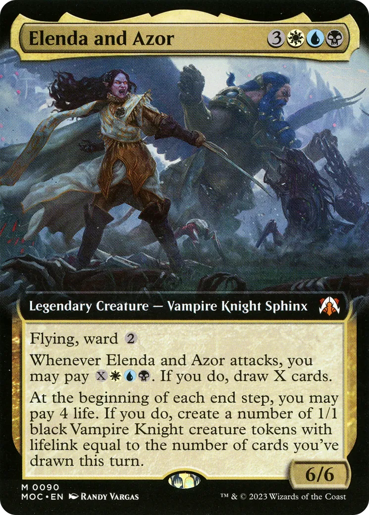 Elenda et Azor — March of the Machine Commander — Magic: The Gathering